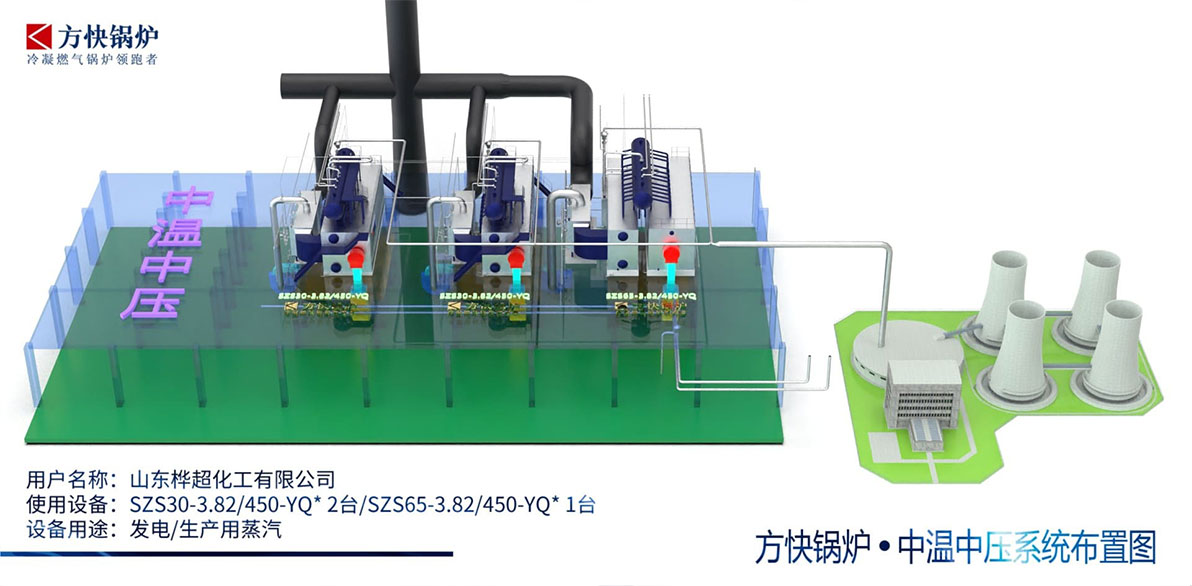 電廠啟動爐係統布局示意圖